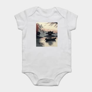 The Art of Chinese Ink Painting Baby Bodysuit
